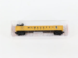 N Micro-Trains MTL 48110.1 MILW Milwaukee Road 50' Gondola #81087 w/ Rock Load