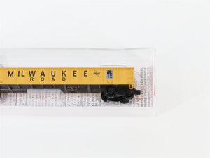N Micro-Trains MTL 48110.1 MILW Milwaukee Road 50' Gondola #81087 w/ Rock Load