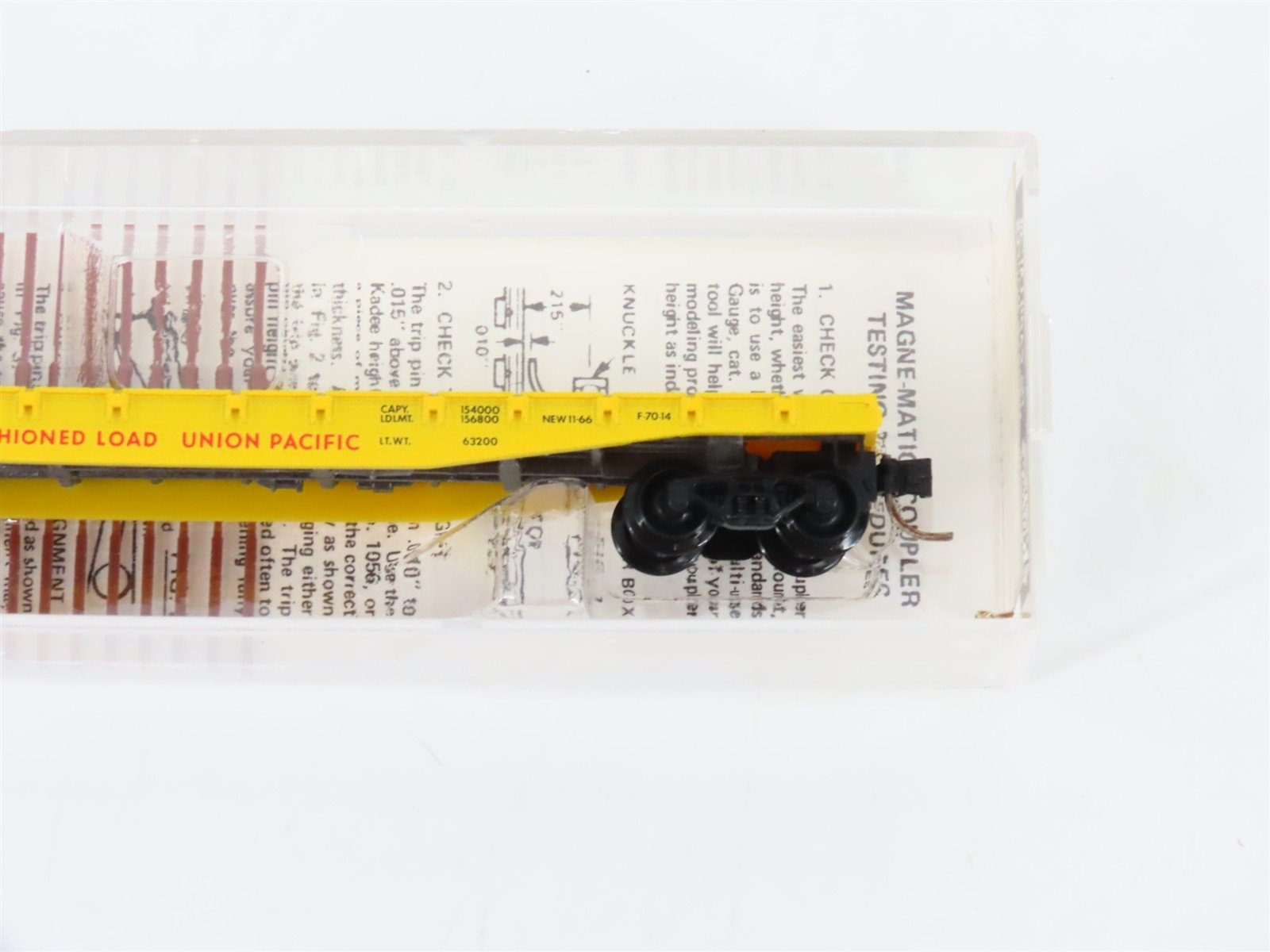 N Scale Kadee Micro-Trains MTL 45070 UP Union Pacific 50' Flat Car #58290