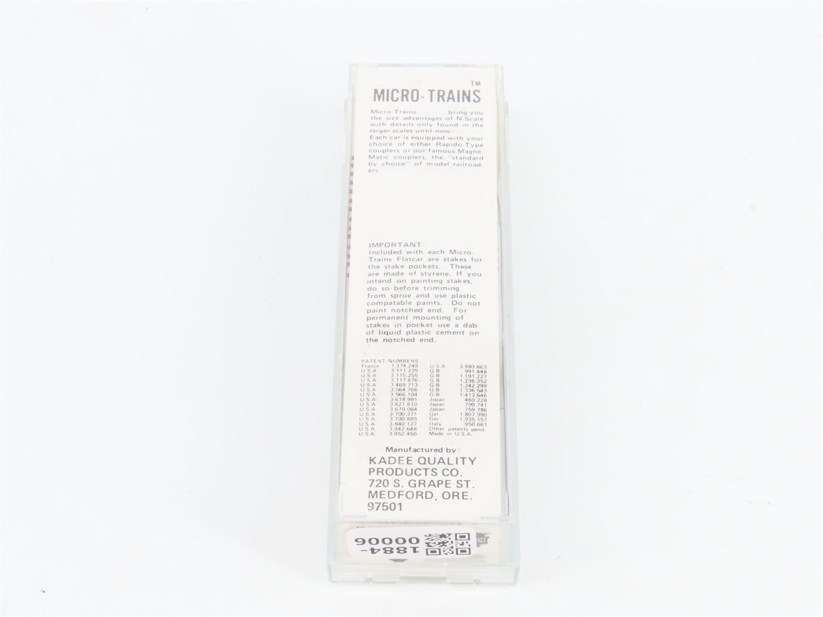 N Scale Kadee Micro-Trains MTL 44010 GN Great Northern 50' Flat Car #66200