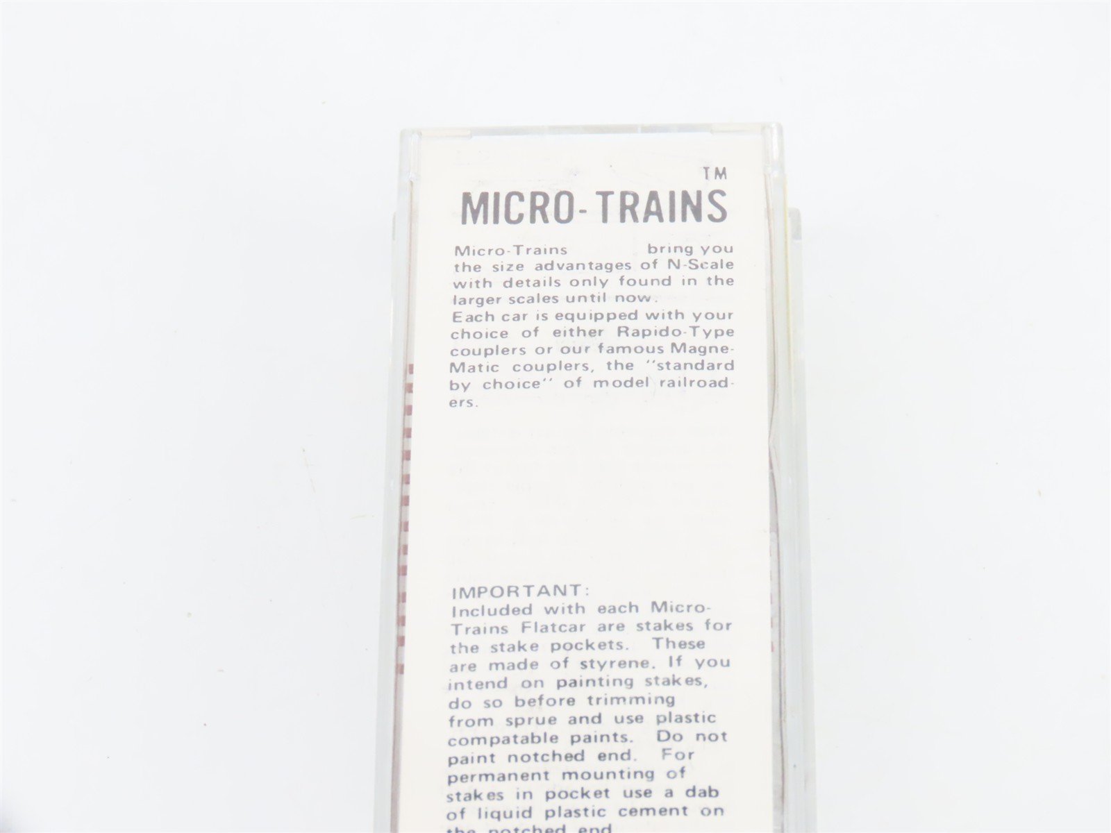 N Scale Kadee Micro-Trains MTL 44010 GN Great Northern 50' Flat Car #66200