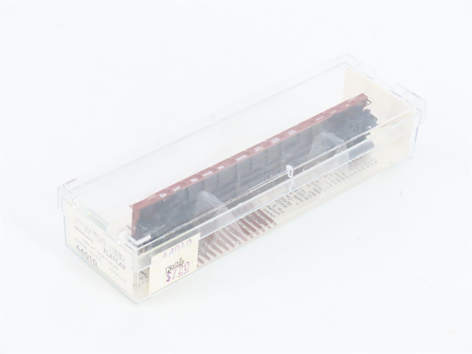 N Scale Kadee Micro-Trains MTL 44010 GN Great Northern 50' Flat Car #66200