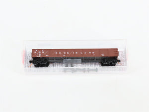 N Micro-Trains MTL 61010 RI Rock Island 50' Composite Fixed-End Gondola #187509