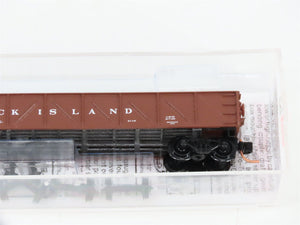 N Micro-Trains MTL 61010 RI Rock Island 50' Composite Fixed-End Gondola #187509