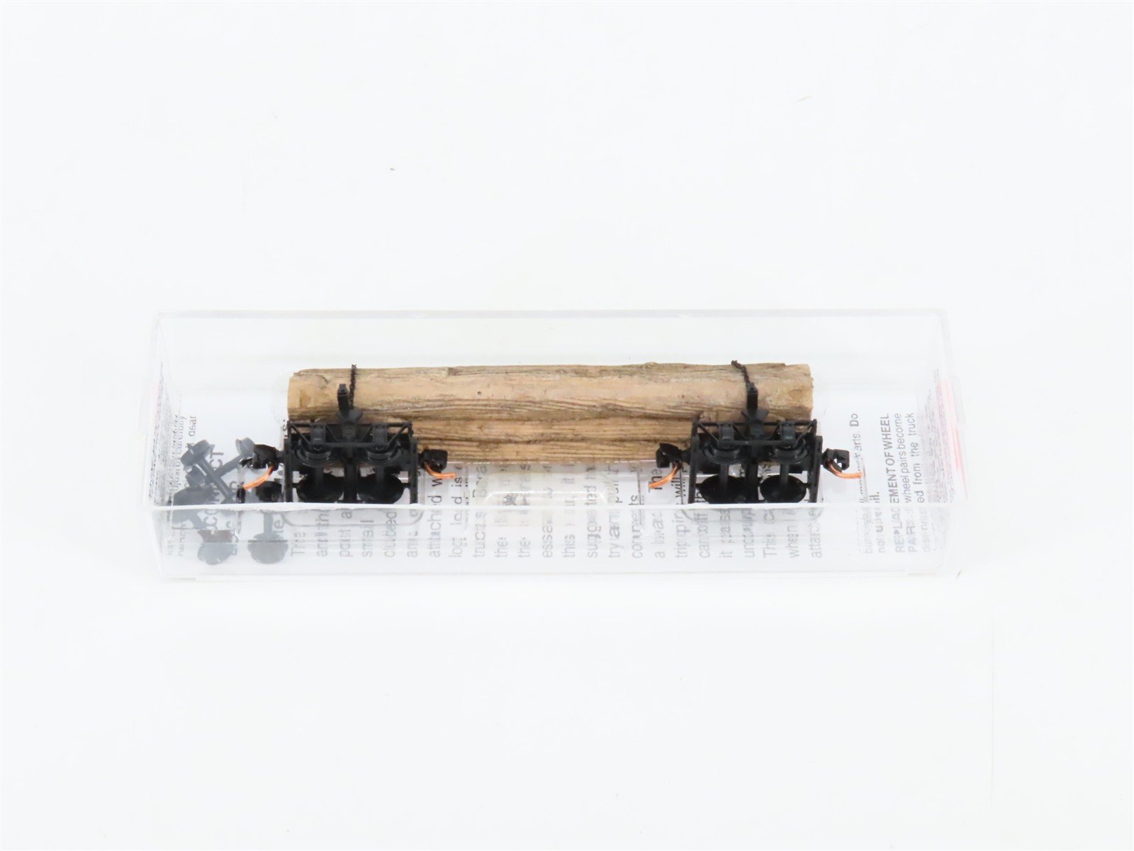 N Scale Micro-Trains MTL 11300720 Unlettered Disconnect Log Car w/ Log Load