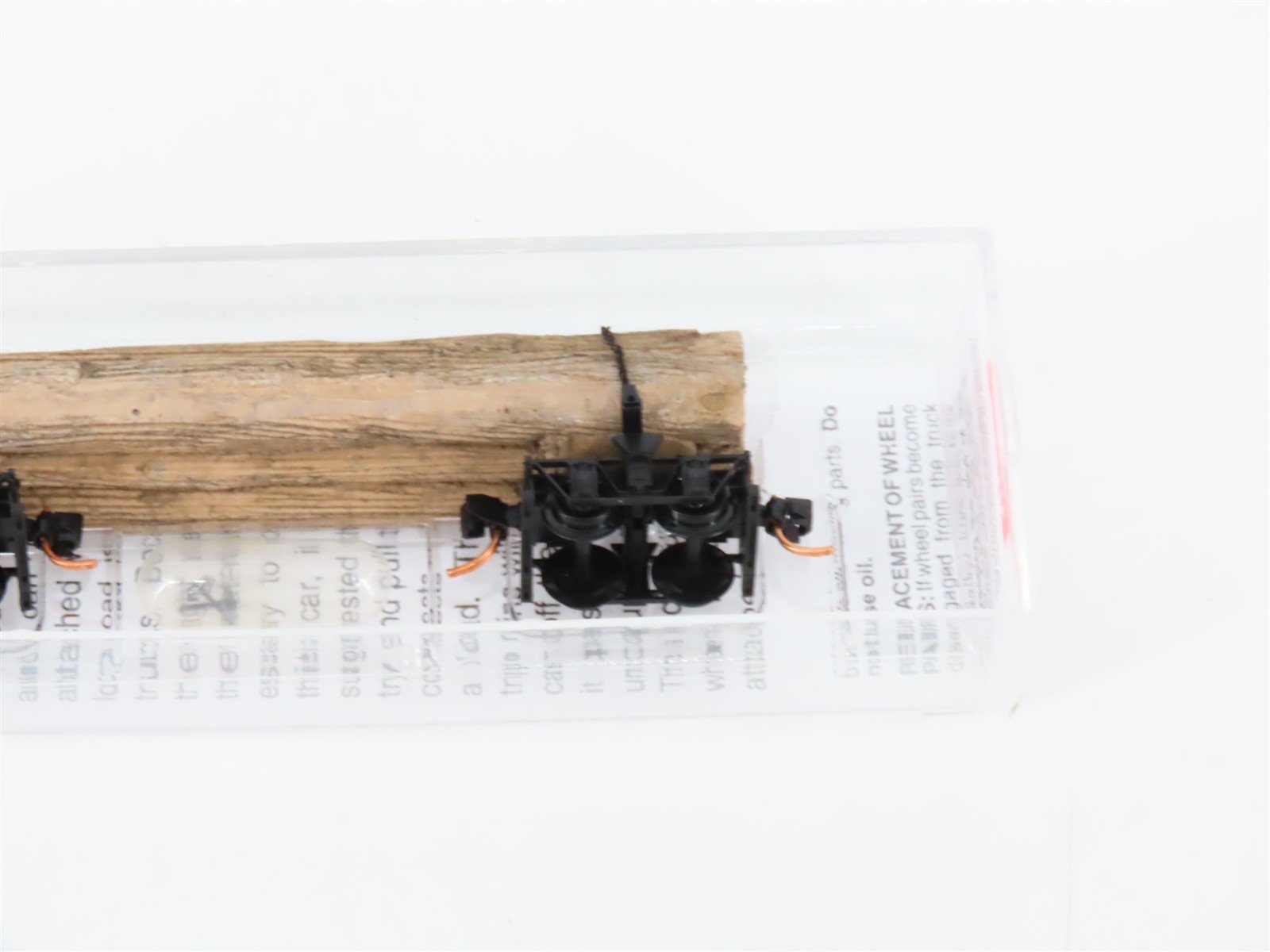 N Scale Micro-Trains MTL 11300720 Unlettered Disconnect Log Car w/ Log Load