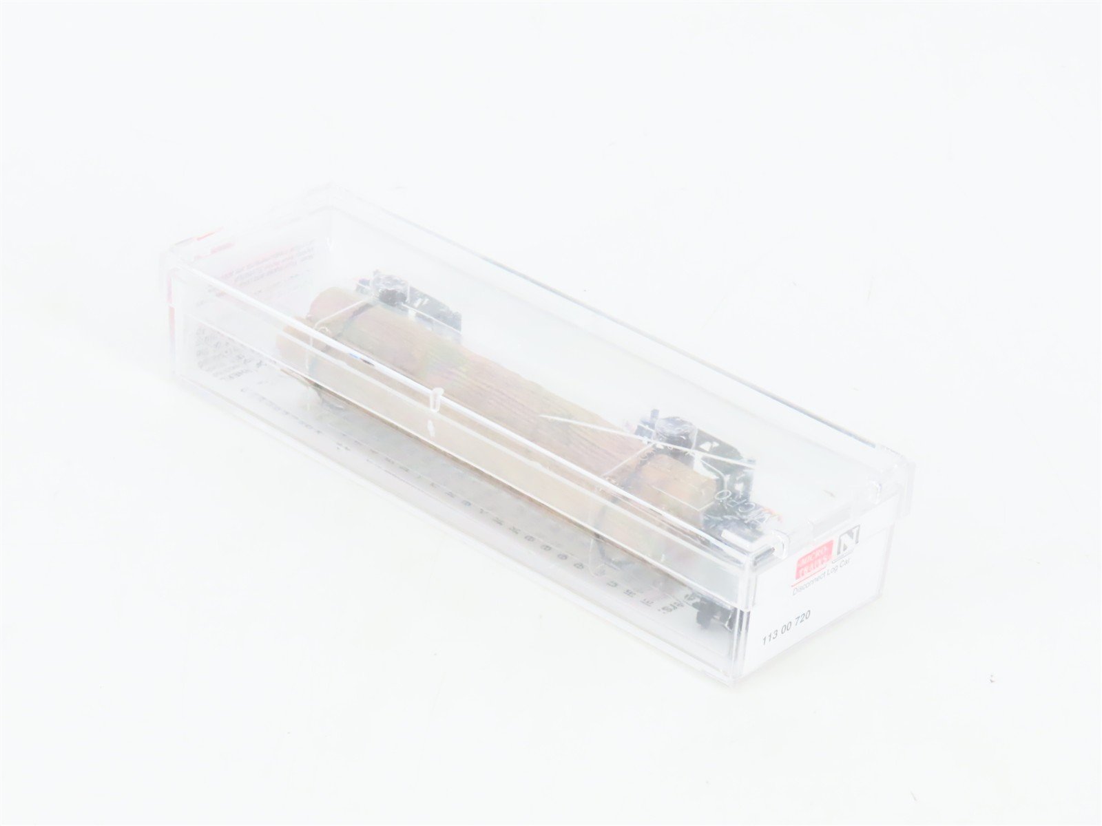 N Scale Micro-Trains MTL 11300720 Unlettered Disconnect Log Car w/ Log Load