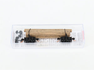 N Scale Micro-Trains MTL 11300730 Unlettered Disconnect Log Car w/ Log Load