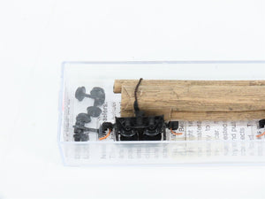 N Scale Micro-Trains MTL 11300730 Unlettered Disconnect Log Car w/ Log Load