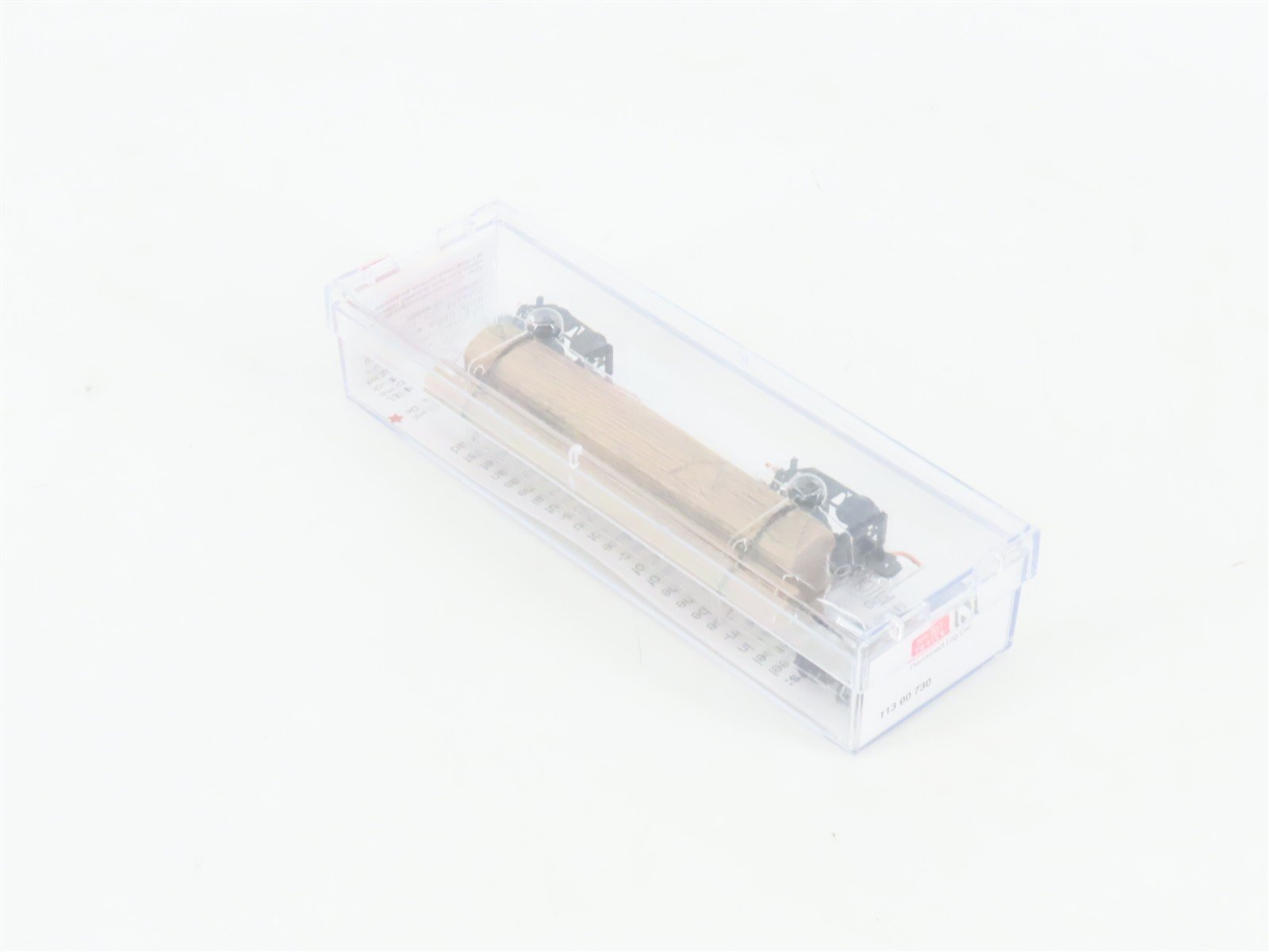 N Scale Micro-Trains MTL 11300730 Unlettered Disconnect Log Car w/ Log Load