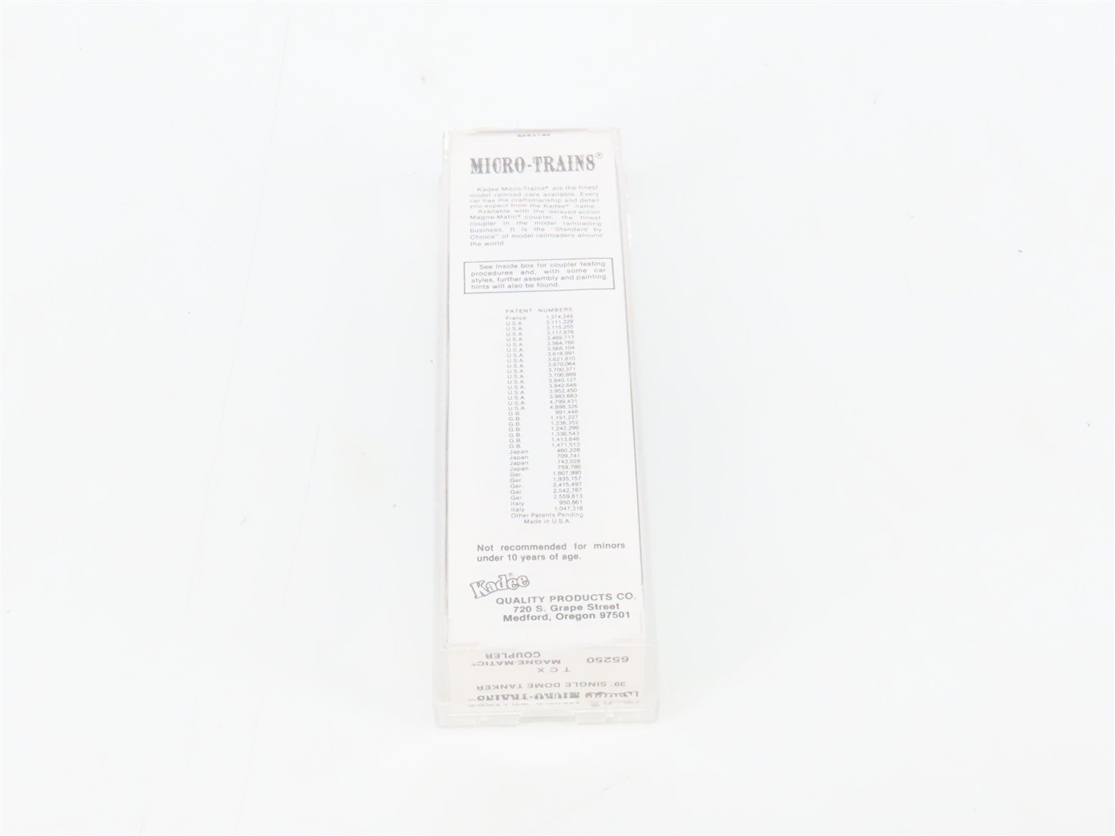 N Scale Kadee Micro-Trains MTL 65250 TCX 39' Single Dome Tank Car #3221