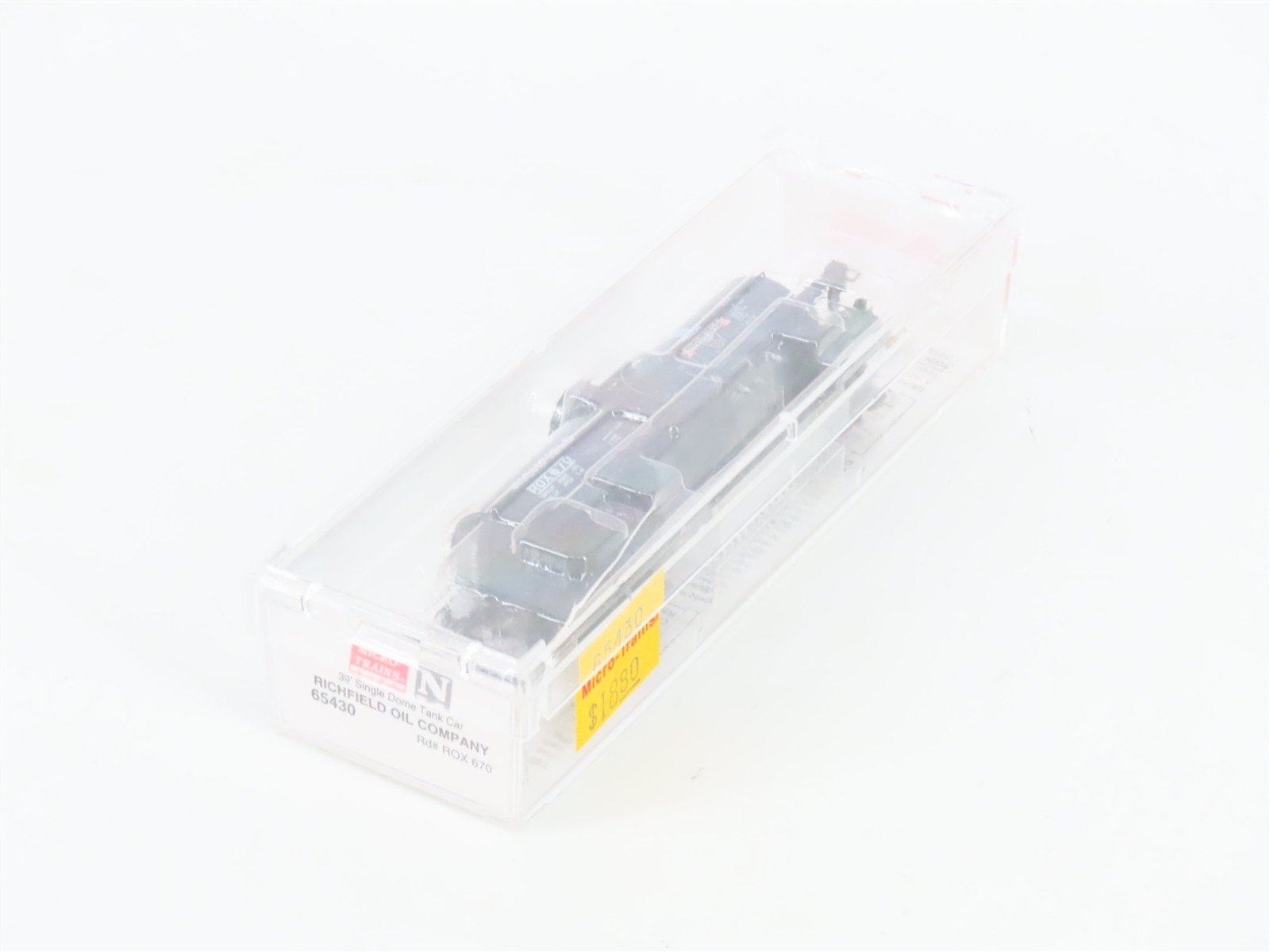 N Scale Micro-Trains MTL 65430 ROX Richfield Oil 39' Single Dome Tank Car #670