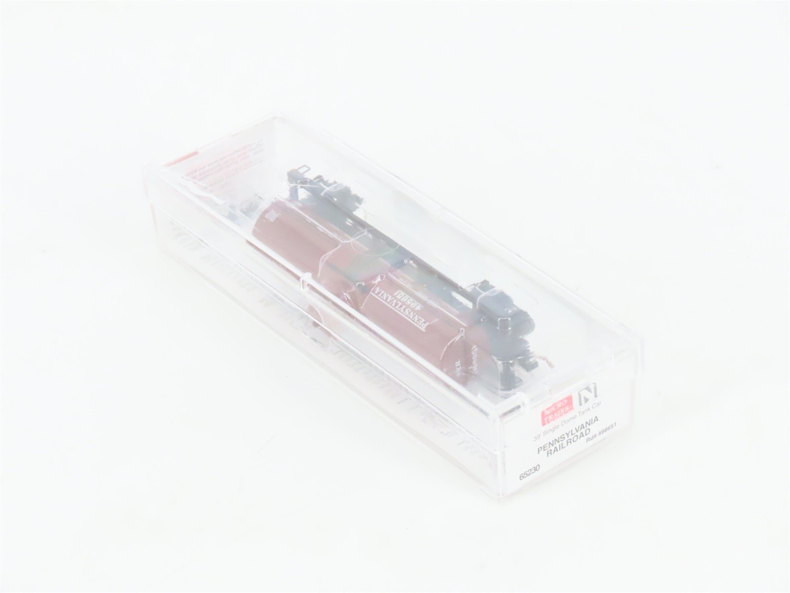 N Scale Micro-Trains MTL 65230 PRR Pennsylvania 39' Single Dome Tank Car #498651