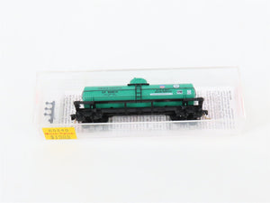 N Scale Micro-Trains MTL 65340 UP MofW Green 39' Single Dome Tank Car #908810