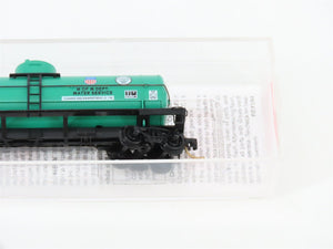 N Scale Micro-Trains MTL 65340 UP MofW Green 39' Single Dome Tank Car #908810