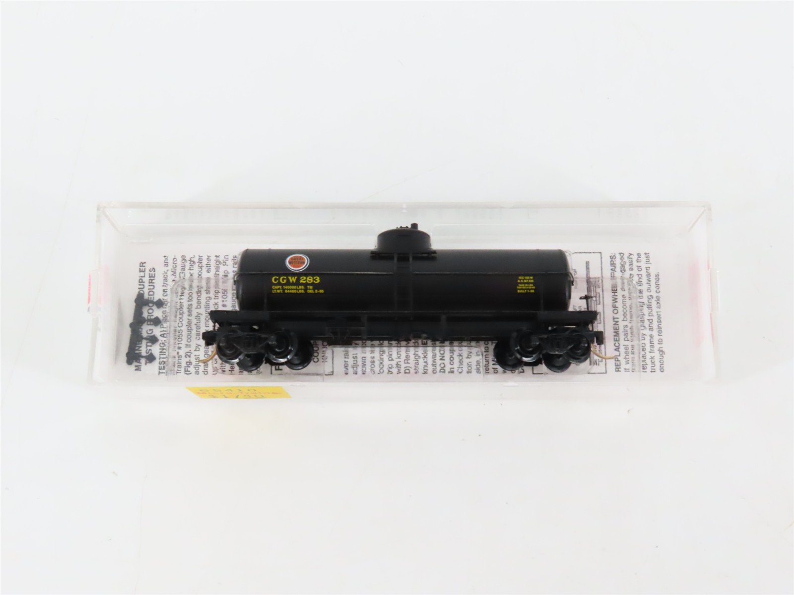 N Micro-Trains MTL 65410 CGW Chicago Great Western 39' Single Dome Tank Car #283