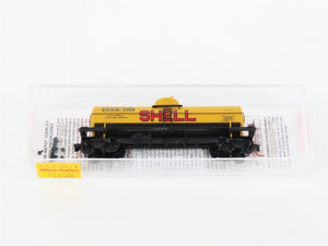 N Scale Micro-Trains MTL 65090/1 SCCX Shell Oil 39' Single Dome Tank Car #1106