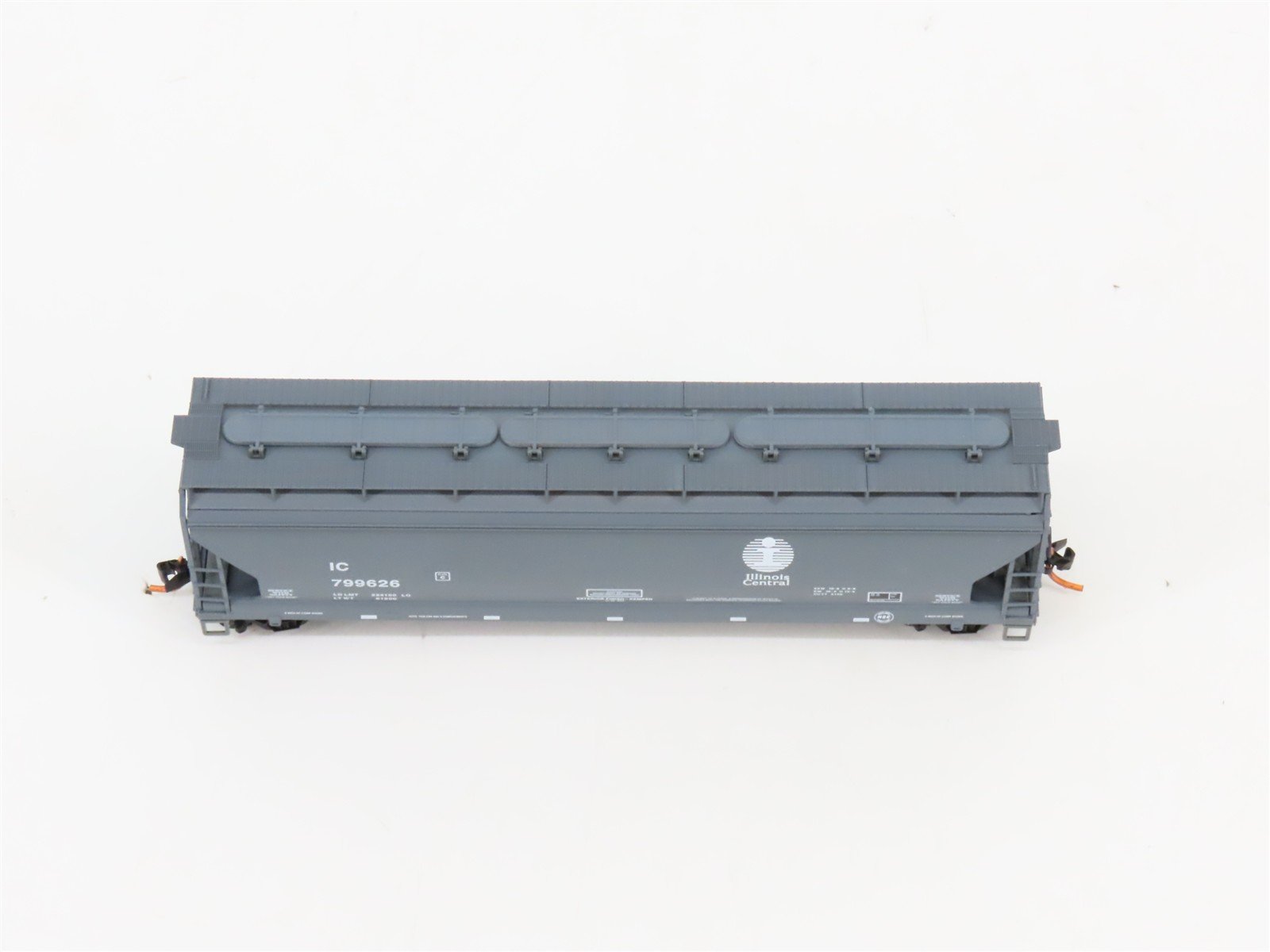 N Micro-Trains MTL 09400200 IC Illinois Central 3-Bay Covered Hopper #799626