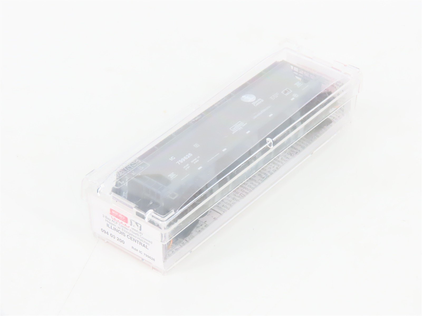 N Micro-Trains MTL 09400200 IC Illinois Central 3-Bay Covered Hopper #799626