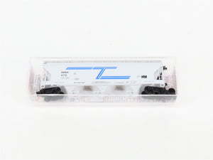N Scale Micro-Trains MTL 93090 SMNX Solvay Minerals 3-Bay Covered Hopper #472