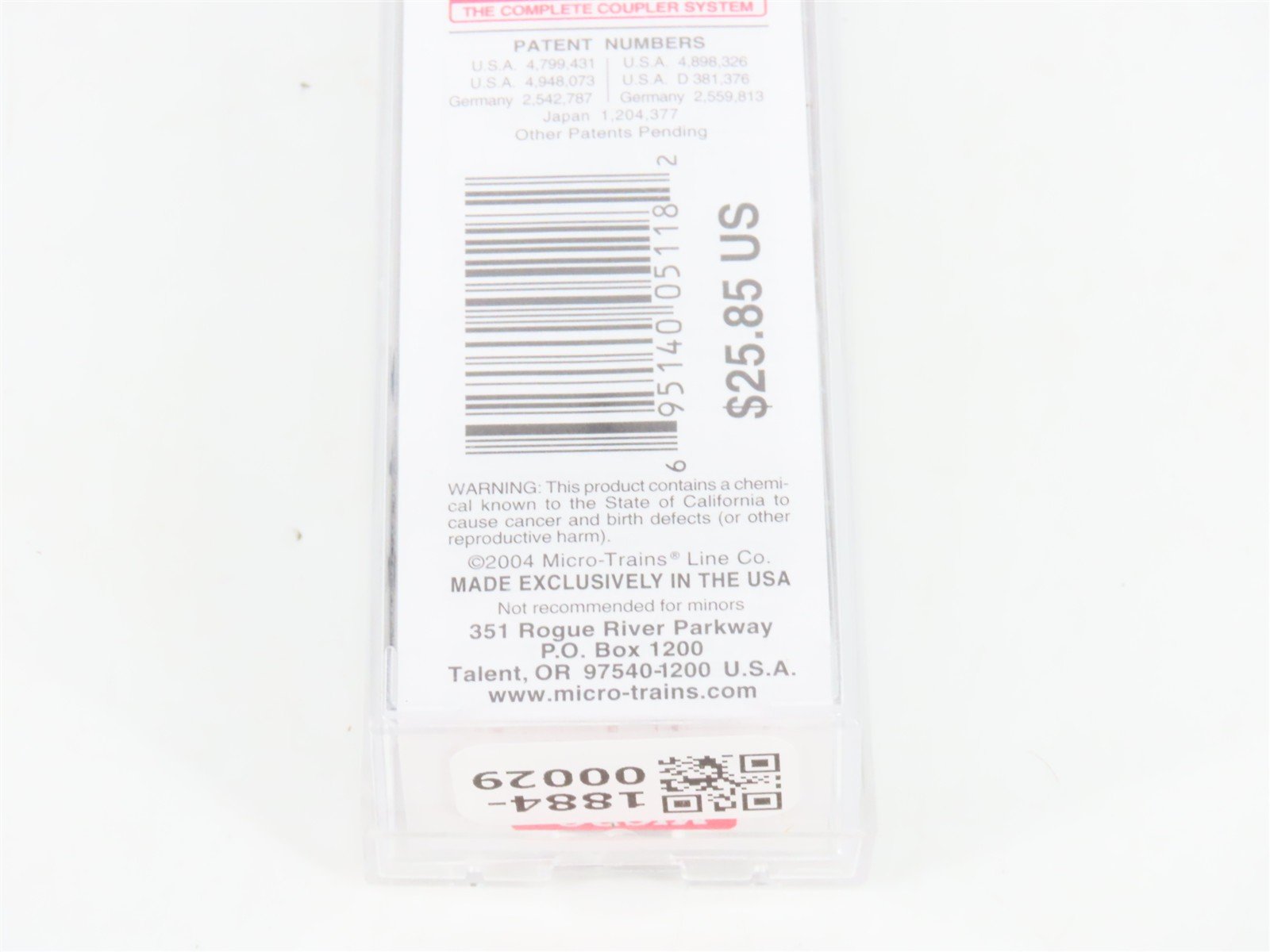 N Scale Micro-Trains MTL 93090 SMNX Solvay Minerals 3-Bay Covered Hopper #472