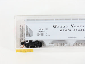 N Micro-Trains MTL 94160 GN Great Northern Grain 3-Bay Covered Hopper #171747