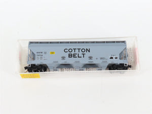 N Scale Micro-Trains MTL 94010 SSW Cotton Belt 3-Bay Covered Hopper #78732