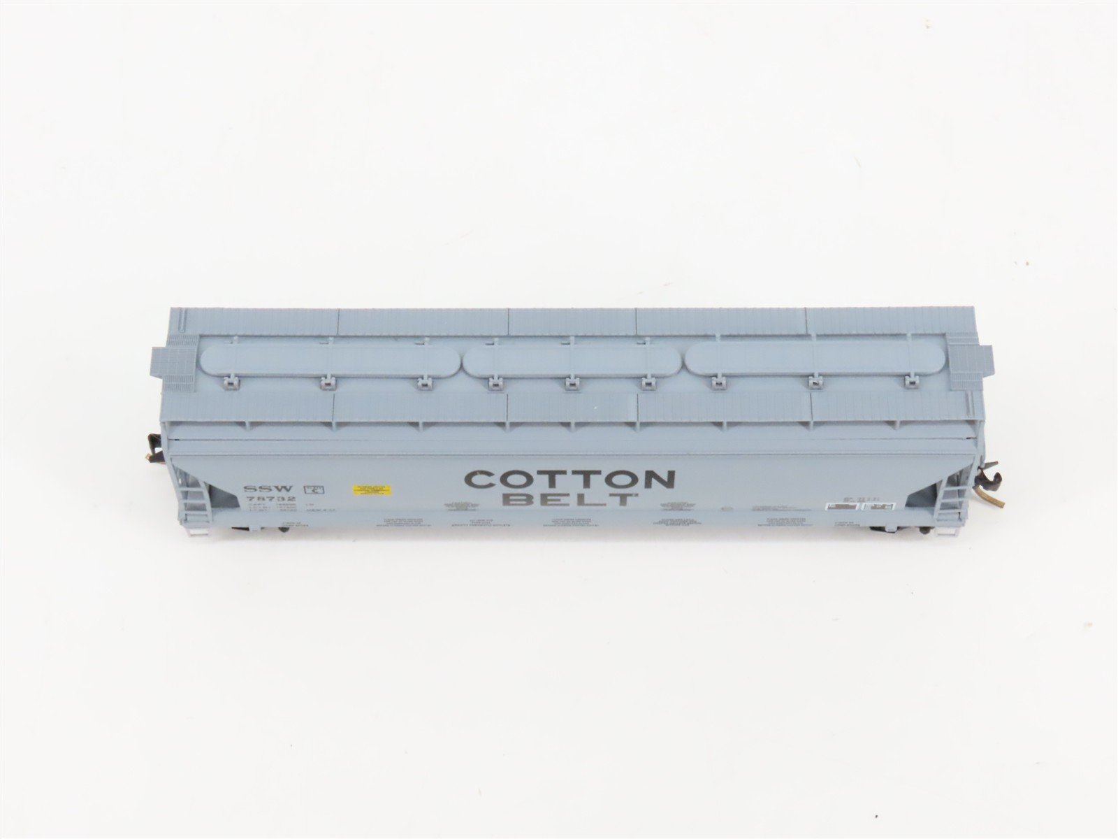 N Scale Micro-Trains MTL 94010 SSW Cotton Belt 3-Bay Covered Hopper #78732