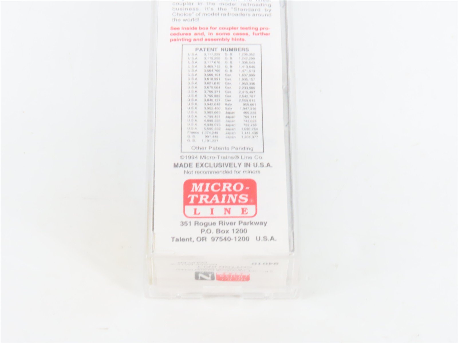 N Scale Micro-Trains MTL 94010 SSW Cotton Belt 3-Bay Covered Hopper #78732