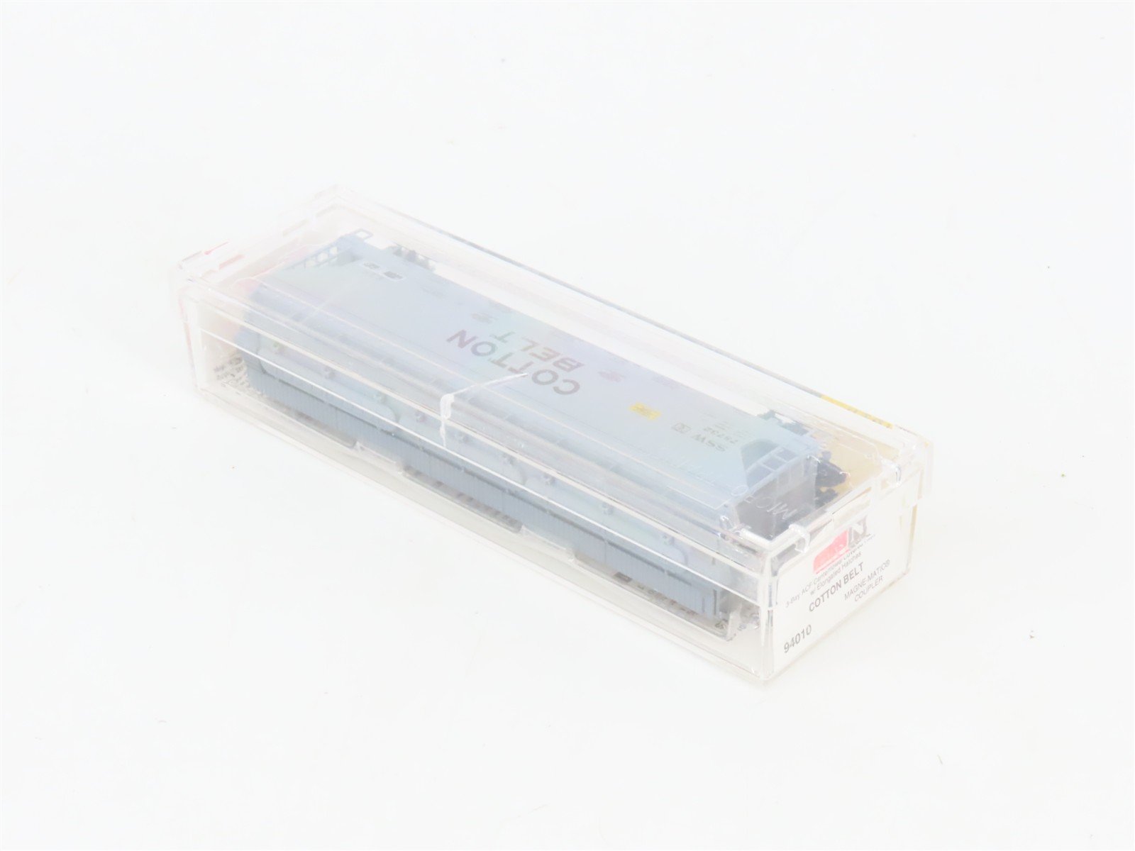 N Scale Micro-Trains MTL 94010 SSW Cotton Belt 3-Bay Covered Hopper #78732