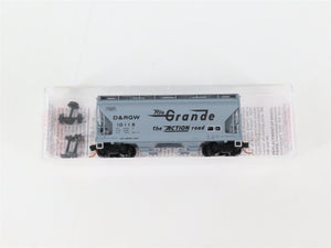 N Scale Micro-Trains MTL 09200020 D&RGW Rio Grande 2-Bay Covered Hopper #10116