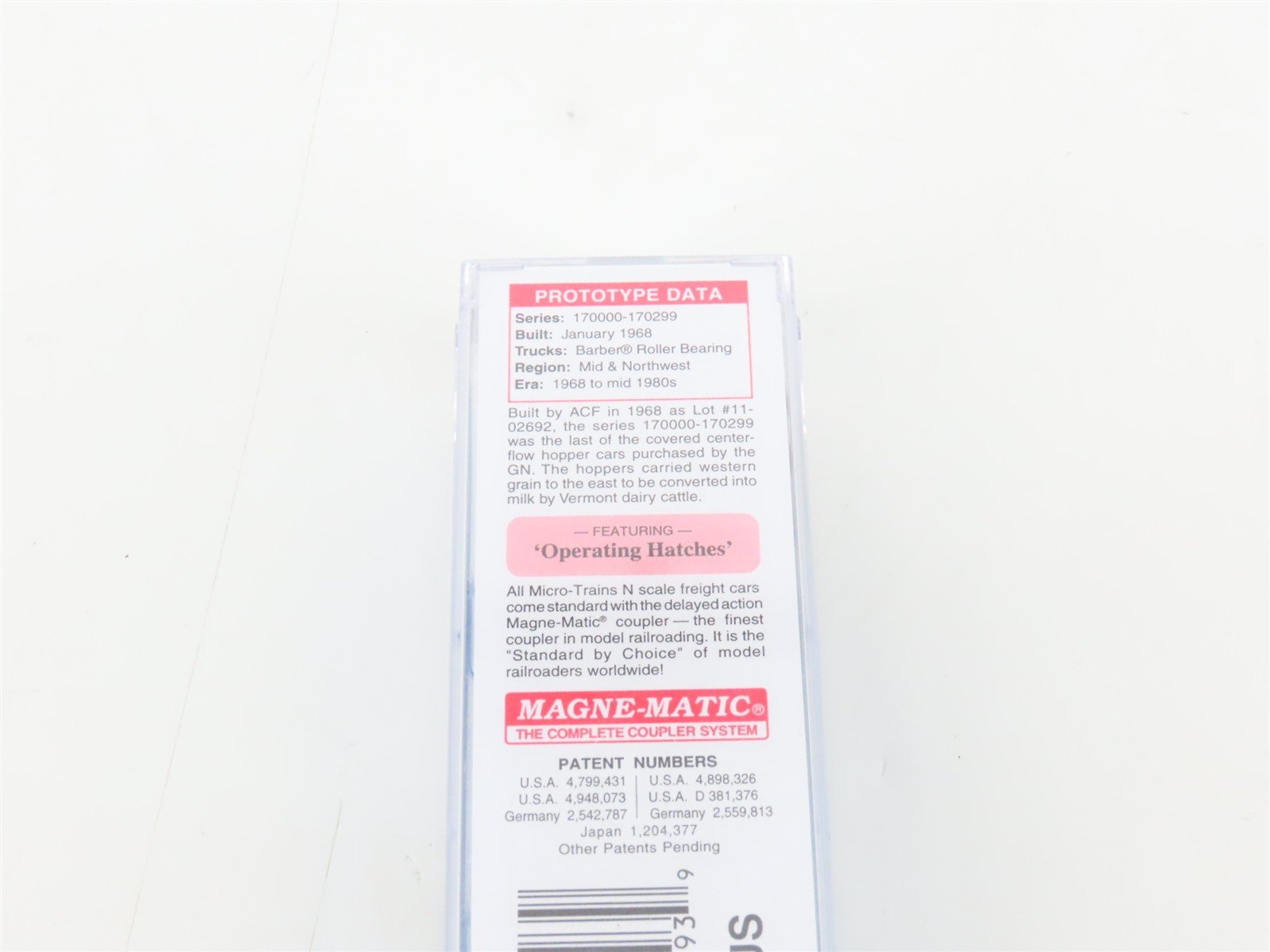 N Scale Micro-Trains MTL 09400260 GN 