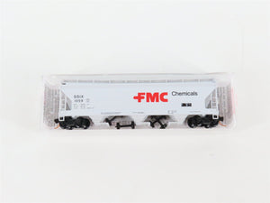 N Scale Micro-Trains MTL 93080 SSIX FMC Chemicals 3-Bay ACF Covered Hopper #1059