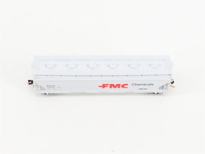 N Scale Micro-Trains MTL 93080 SSIX FMC Chemicals 3-Bay ACF Covered Hopper #1059