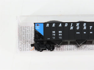 N Micro-Trains MTL 108080 RBMN Reading & Northern 3-Bay Hopper #7286 w/ Load