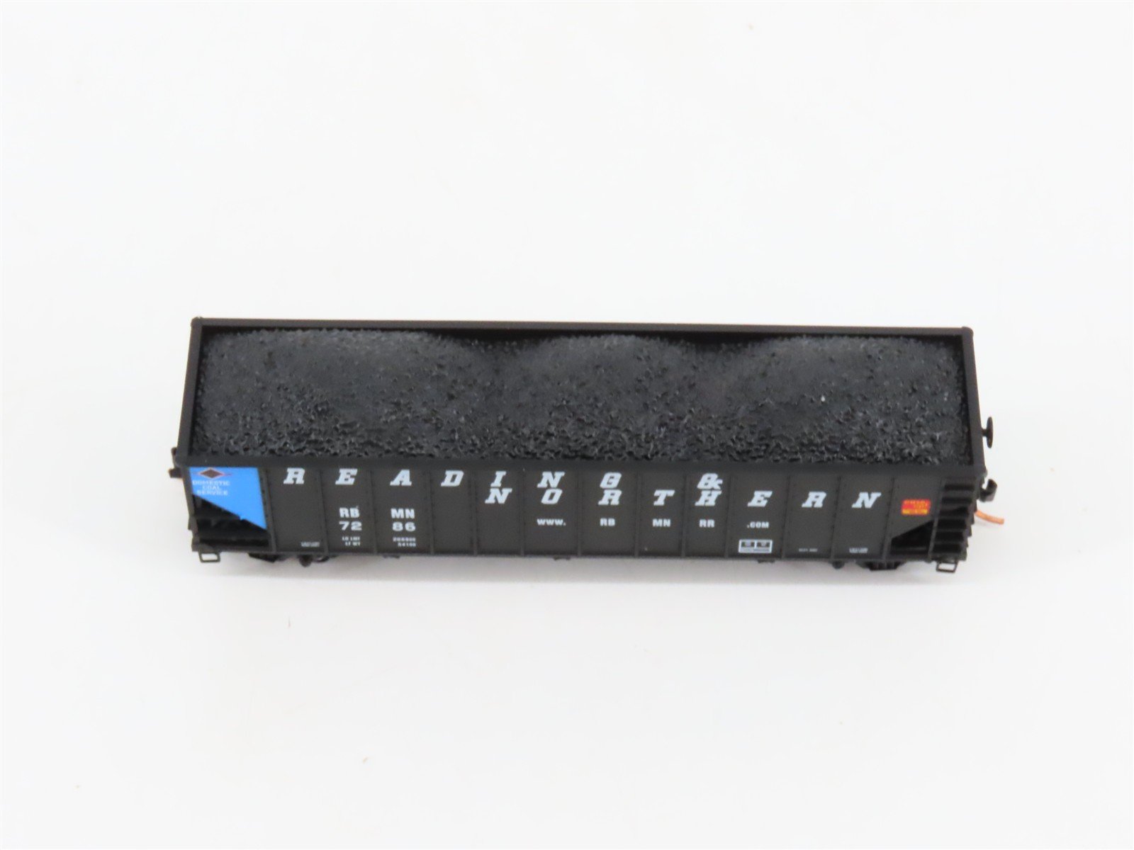N Micro-Trains MTL 108080 RBMN Reading & Northern 3-Bay Hopper #7286 w/ Load