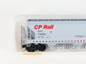 N Scale Micro-Trains MTL 94090 CP Rail/SOO Line 3-Bay Covered Hopper #116960
