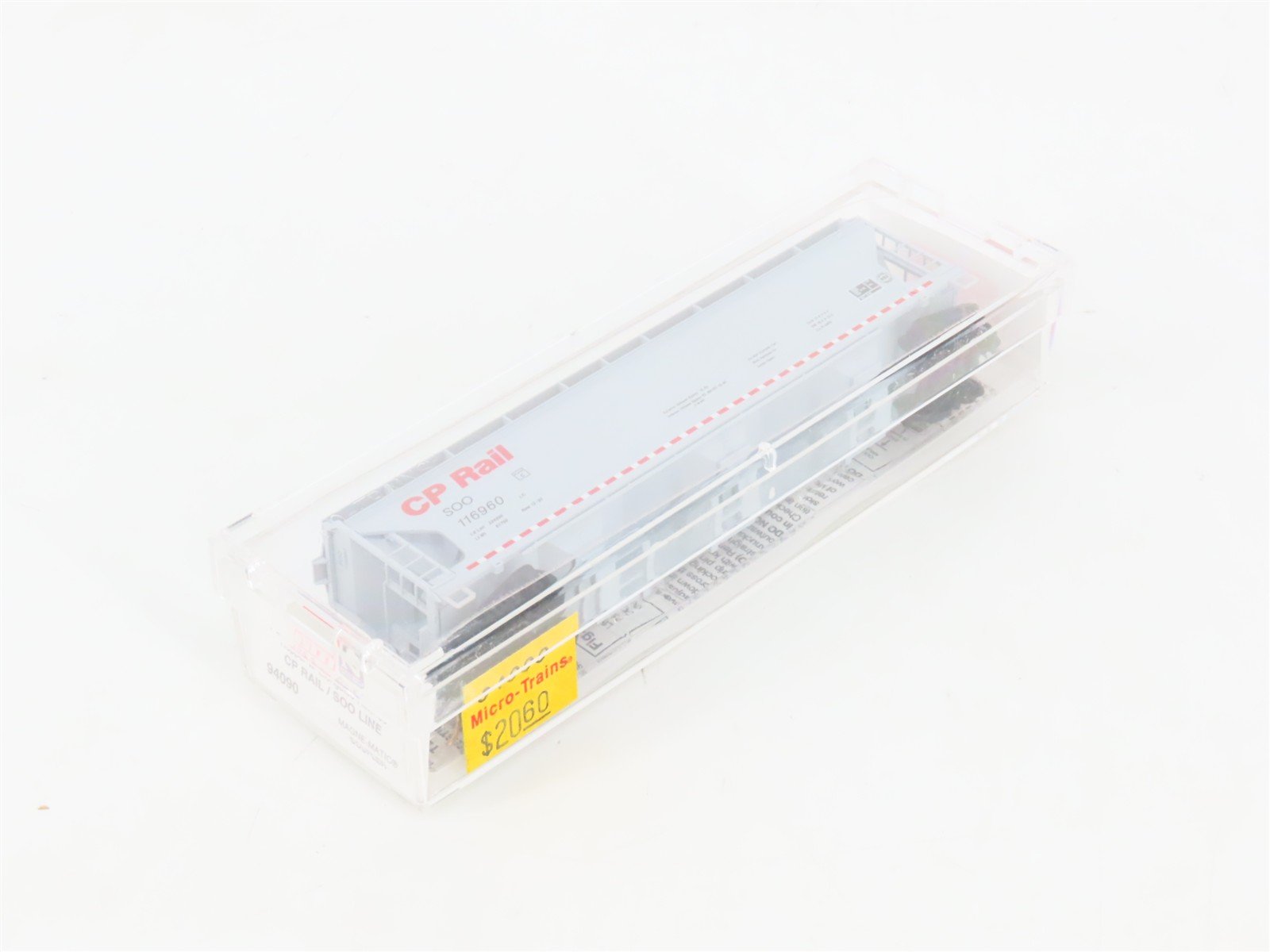 N Scale Micro-Trains MTL 94090 CP Rail/SOO Line 3-Bay Covered Hopper #116960