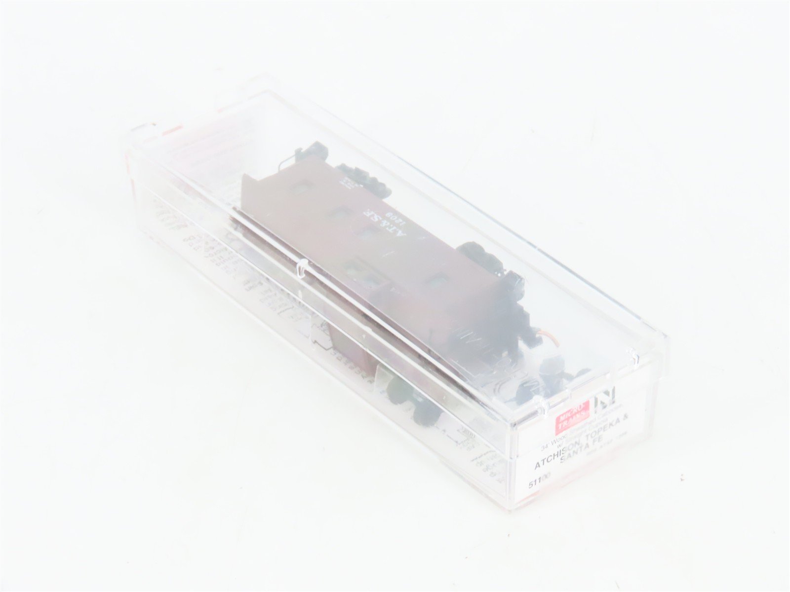 N Scale Micro-Trains MTL 51100 ATSF Santa Fe Offset Cupola Caboose #1209