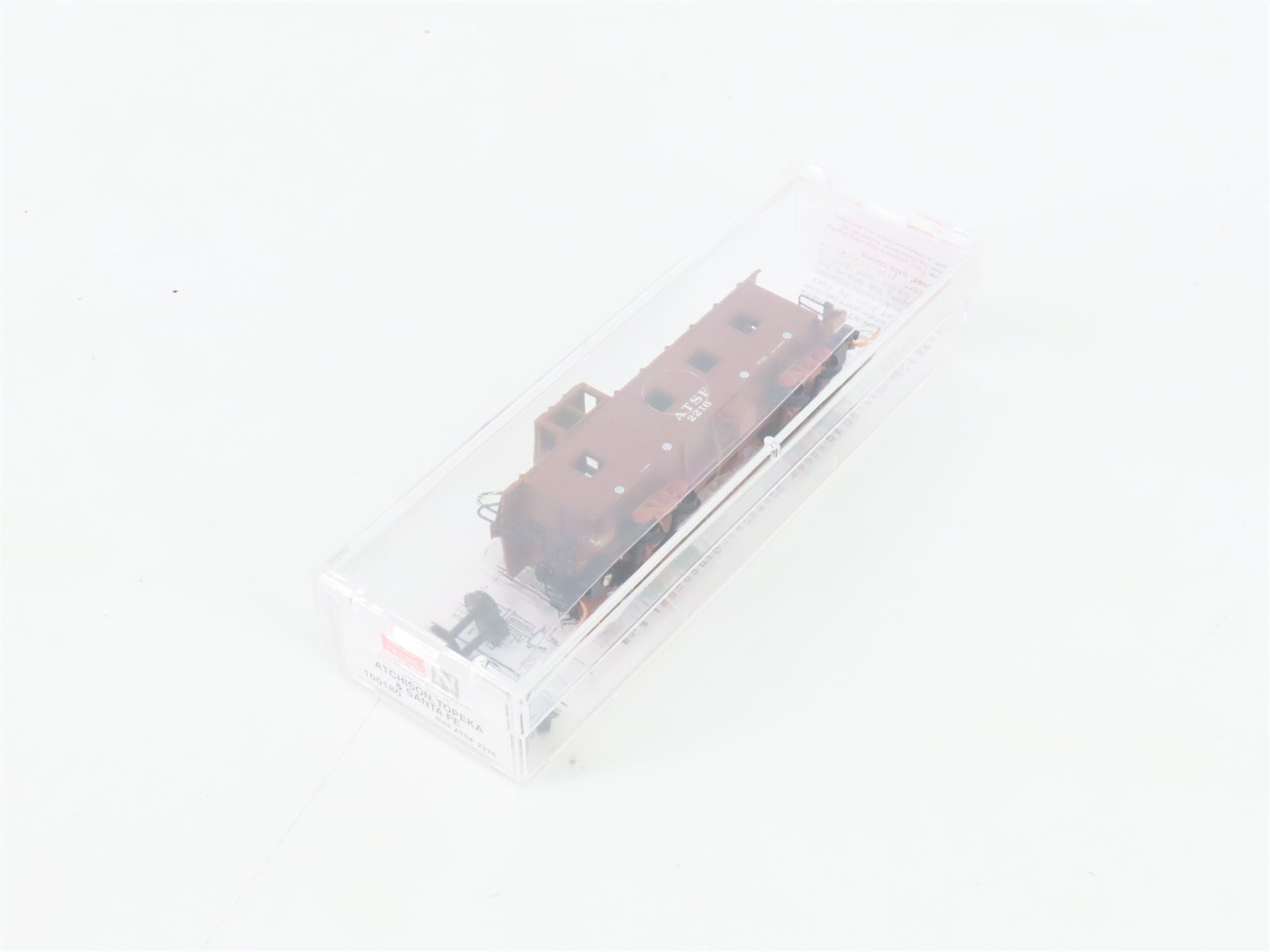 N Scale Micro-Trains MTL 100180 ATSF Santa Fe Offset Cupola Steel Caboose #2216