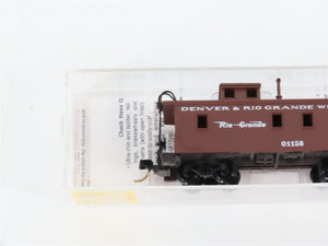 N Scale Micro-Trains MTL 50110 D&RGW Rio Grande Offset Cupola Caboose #01158
