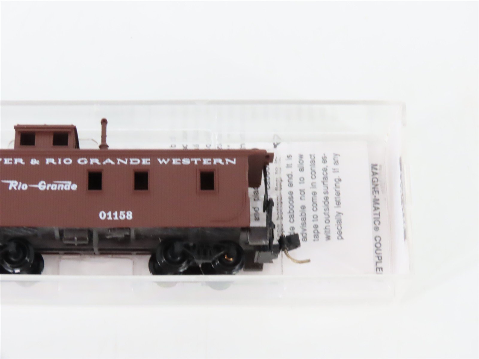 N Scale Micro-Trains MTL 50110 D&RGW Rio Grande Offset Cupola Caboose #01158