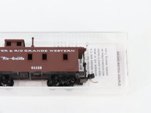N Scale Micro-Trains MTL 50110 D&RGW Rio Grande Offset Cupola Caboose #01158