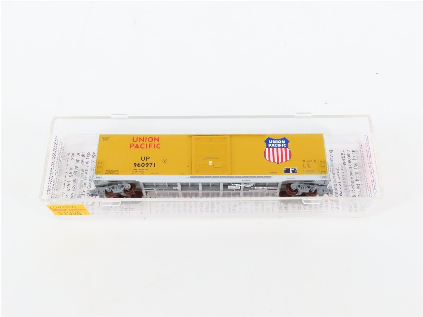 N Scale Micro-Trains MTL 104050 UP Union Pacific 60' Single Door Box Car #960971