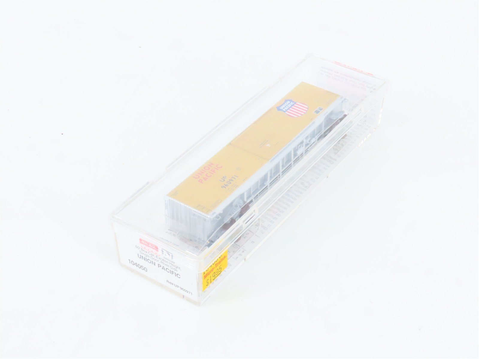 N Scale Micro-Trains MTL 104050 UP Union Pacific 60' Single Door Box Car #960971