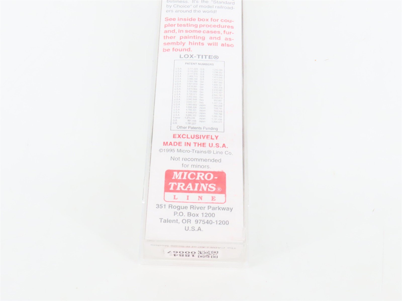 N Micro-Trains MTL 53010 BN Burlington Northern 60' Centerbeam Flat Car #4463