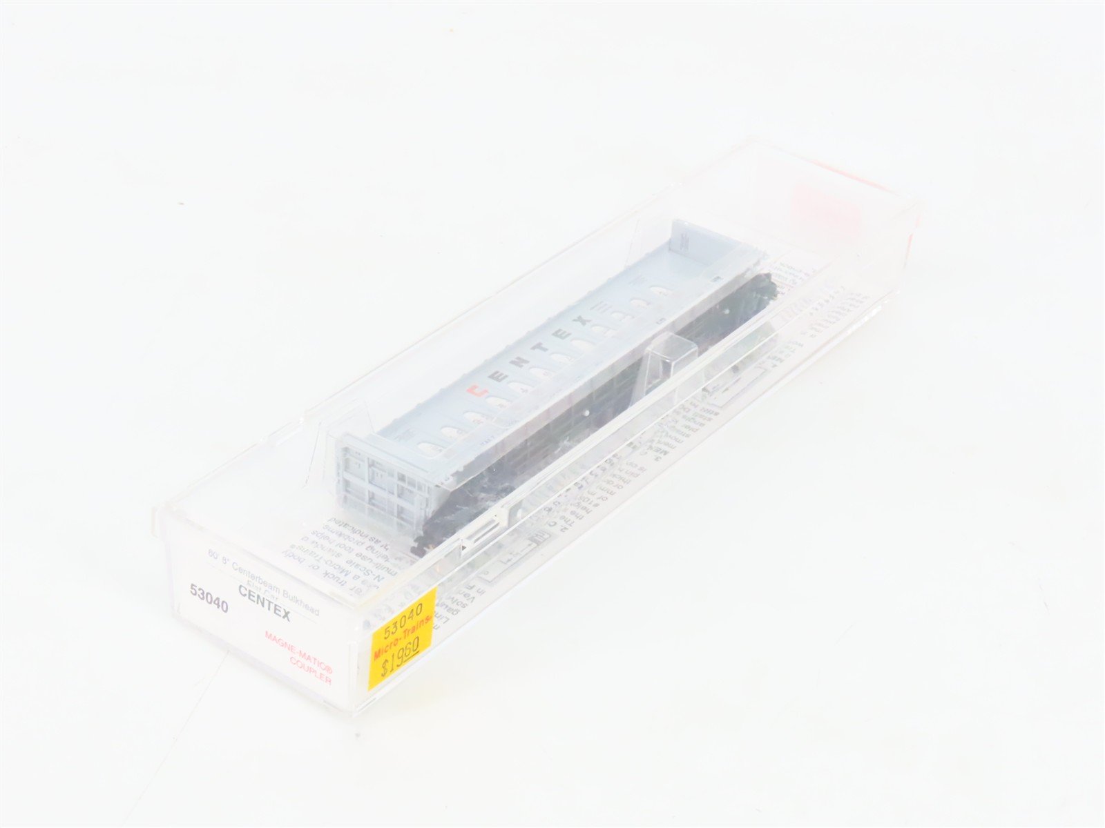 N Scale Micro-Trains MTL 53040 TCAX Centex 60' Centerbeam Flat Car #700006