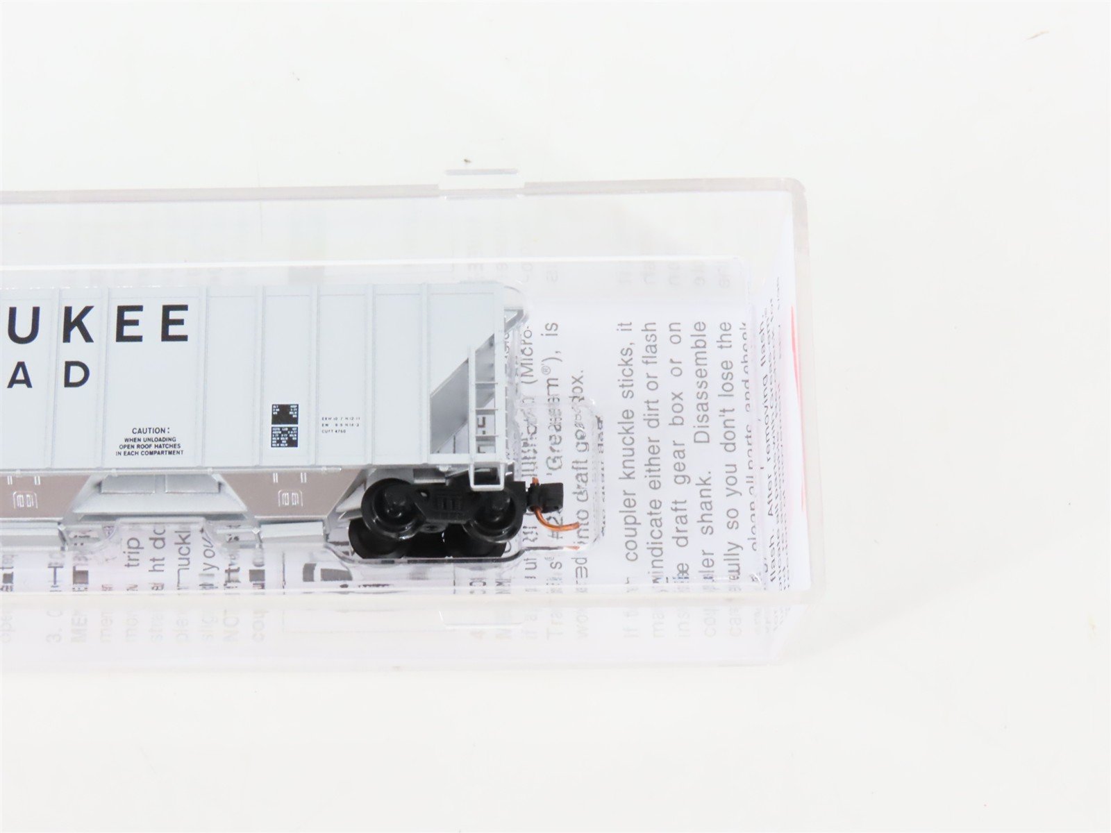 N Micro-Trains MTL 09900050 MILW Milwaukee Road 3-Bay Covered Hopper #98762