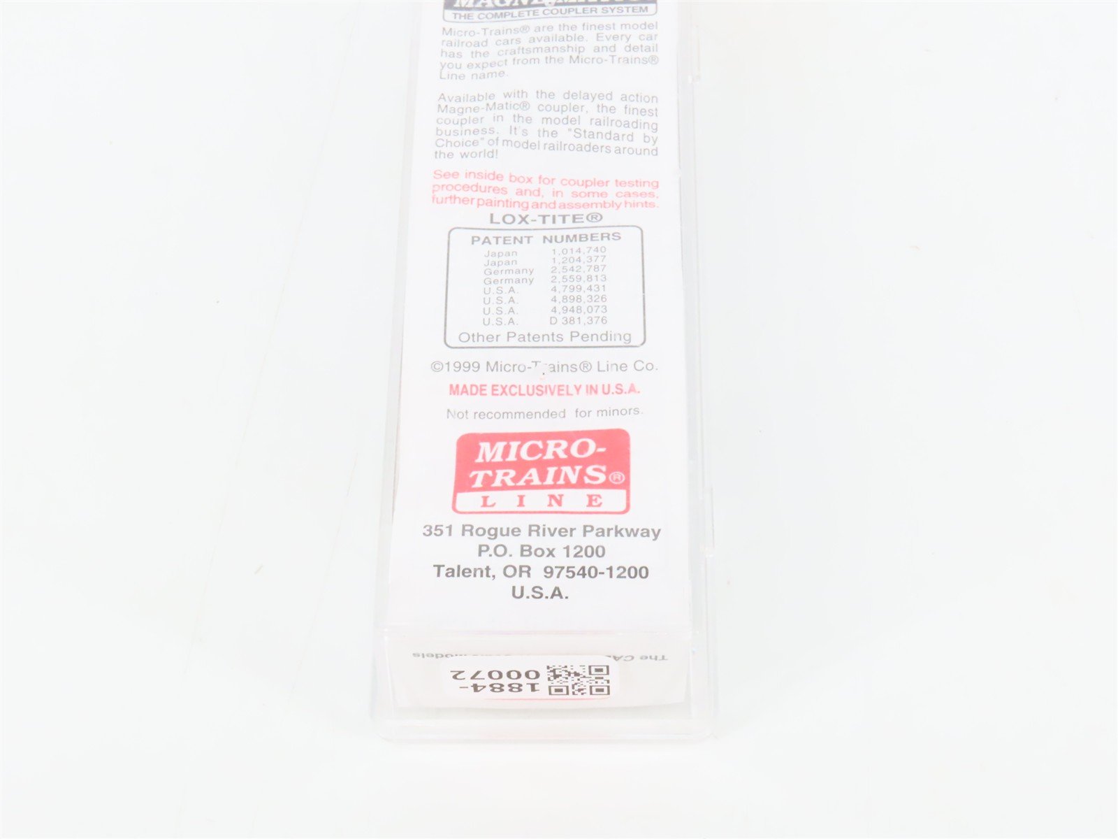 N Scale Micro-Trains MTL 103050 ATSF Santa Fe 60' Waffle-Side Box Car #37572