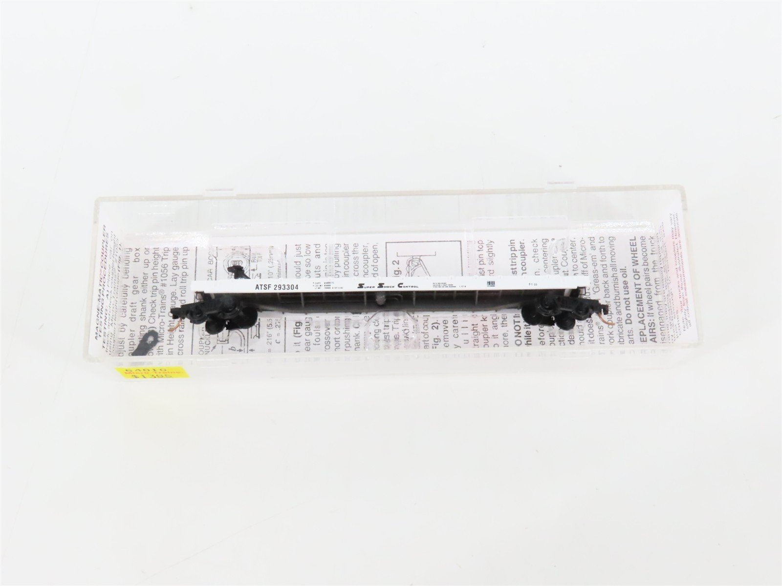 N Scale Micro-Trains MTL 64010 ATSF Santa Fe 57' TOFC Flat Car #293304